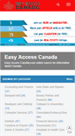 Mobile Screenshot of easyaccesscanada.com